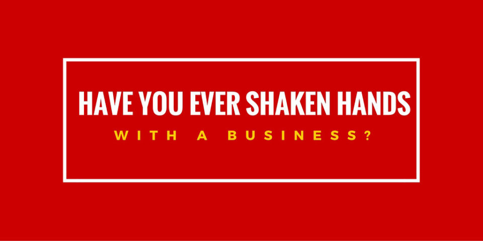 You Do With People - Not Businesses