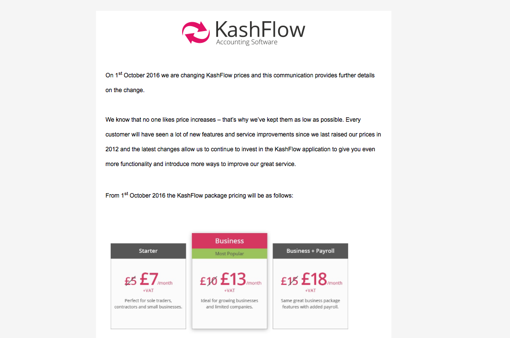 How To Announce Price Increases