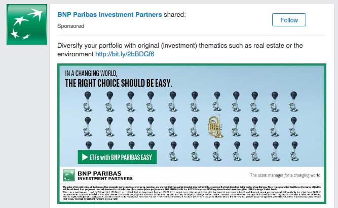 Linkedin Advertising - Financial Services