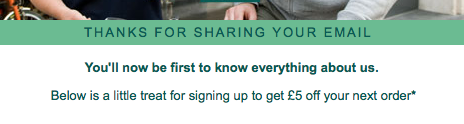 Bad example of introductory email
