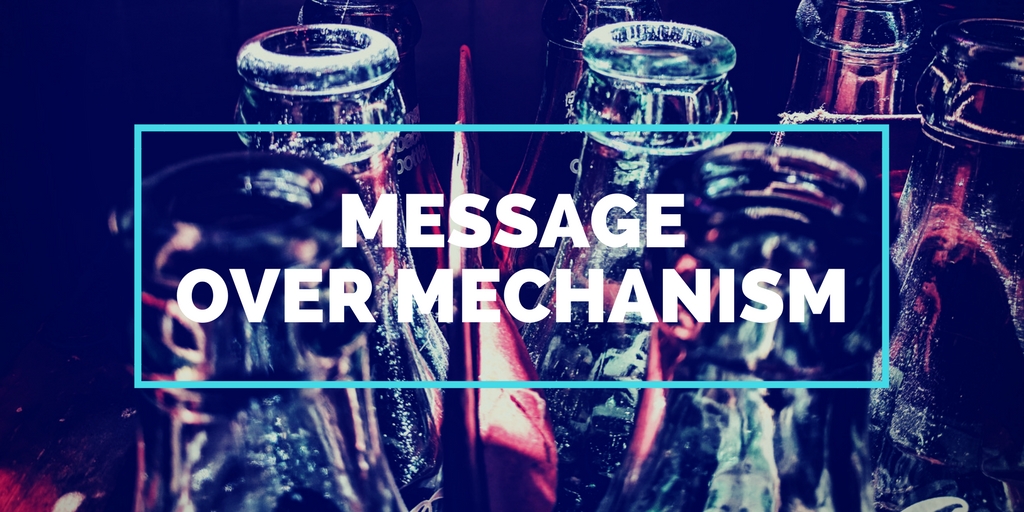 Message over mechanism