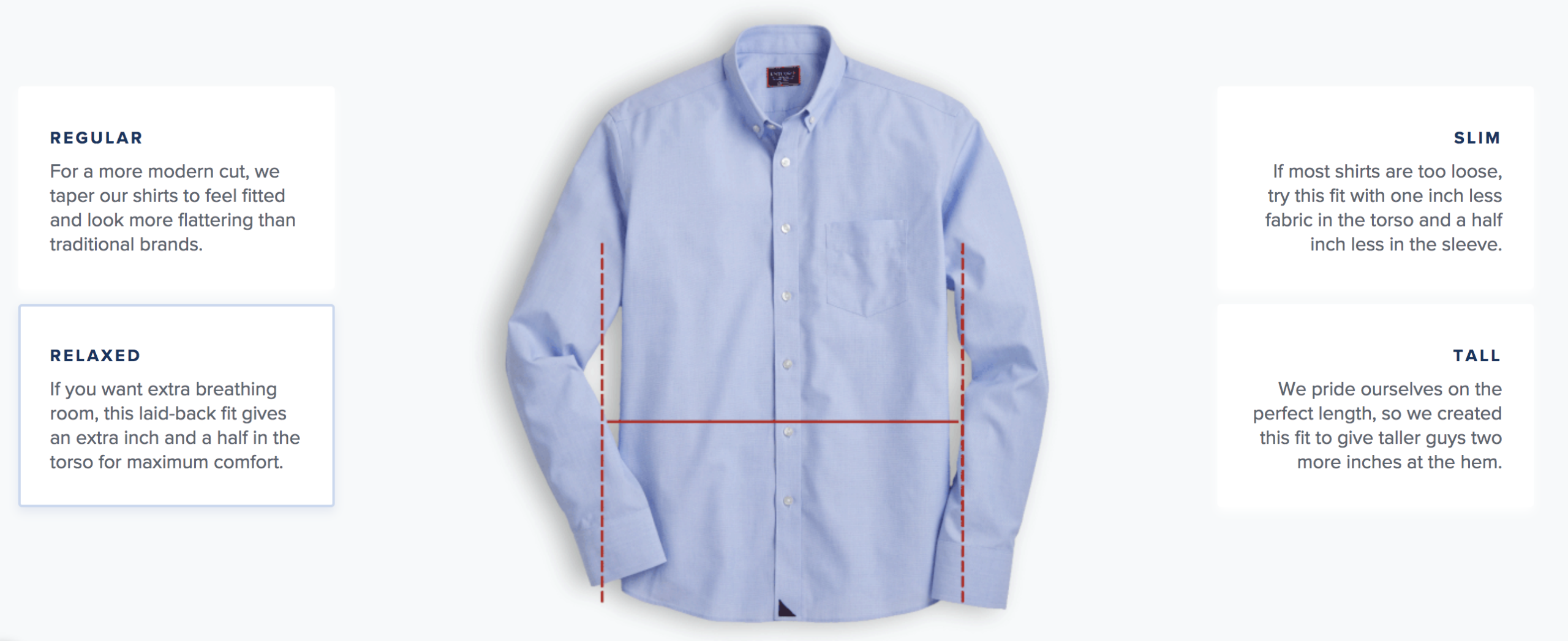 Good example of a fashion size chart