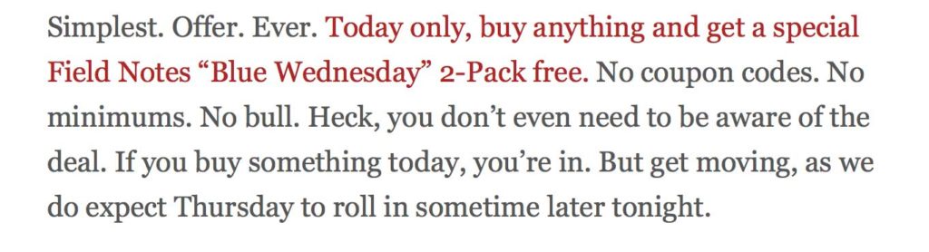 Customer freebies can be better than discounts
