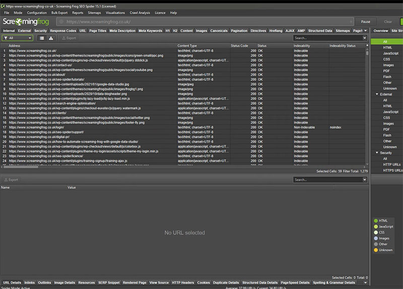 Screaming Frog Technical SEO Audit Tool
