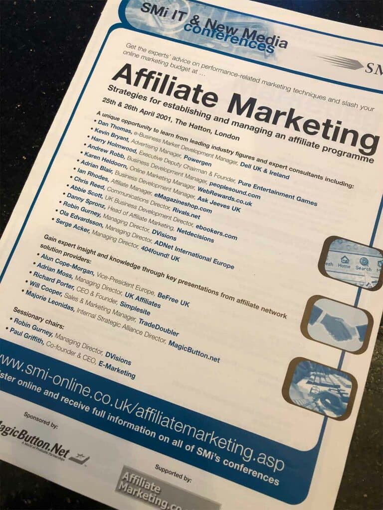 affiliate marketing 2001